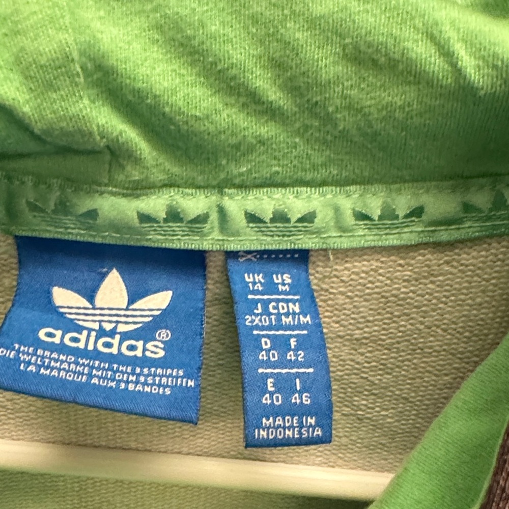 Adidas Multicolor Floral Hoodie with Mint Logo - Picture 3 of 6